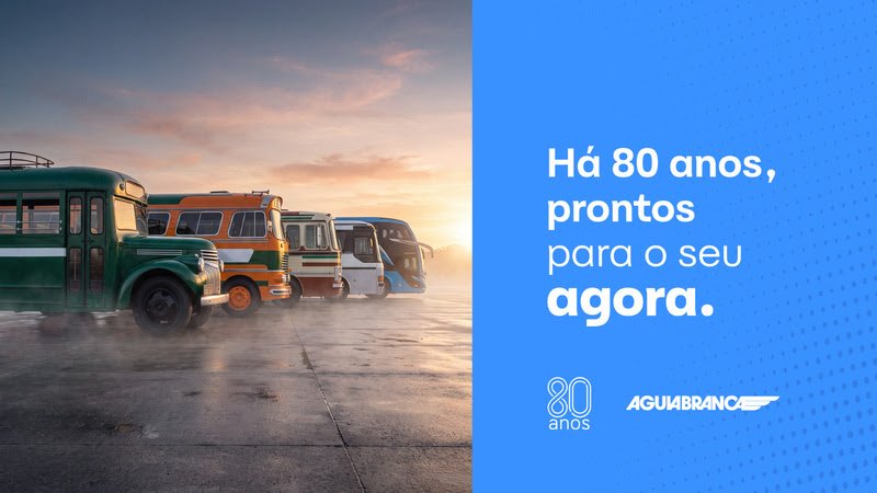 Viação Águia Branca celebra 80 anos com campanha inédita produzida integralmente por inteligência artificial 3 Viação Águia Branca